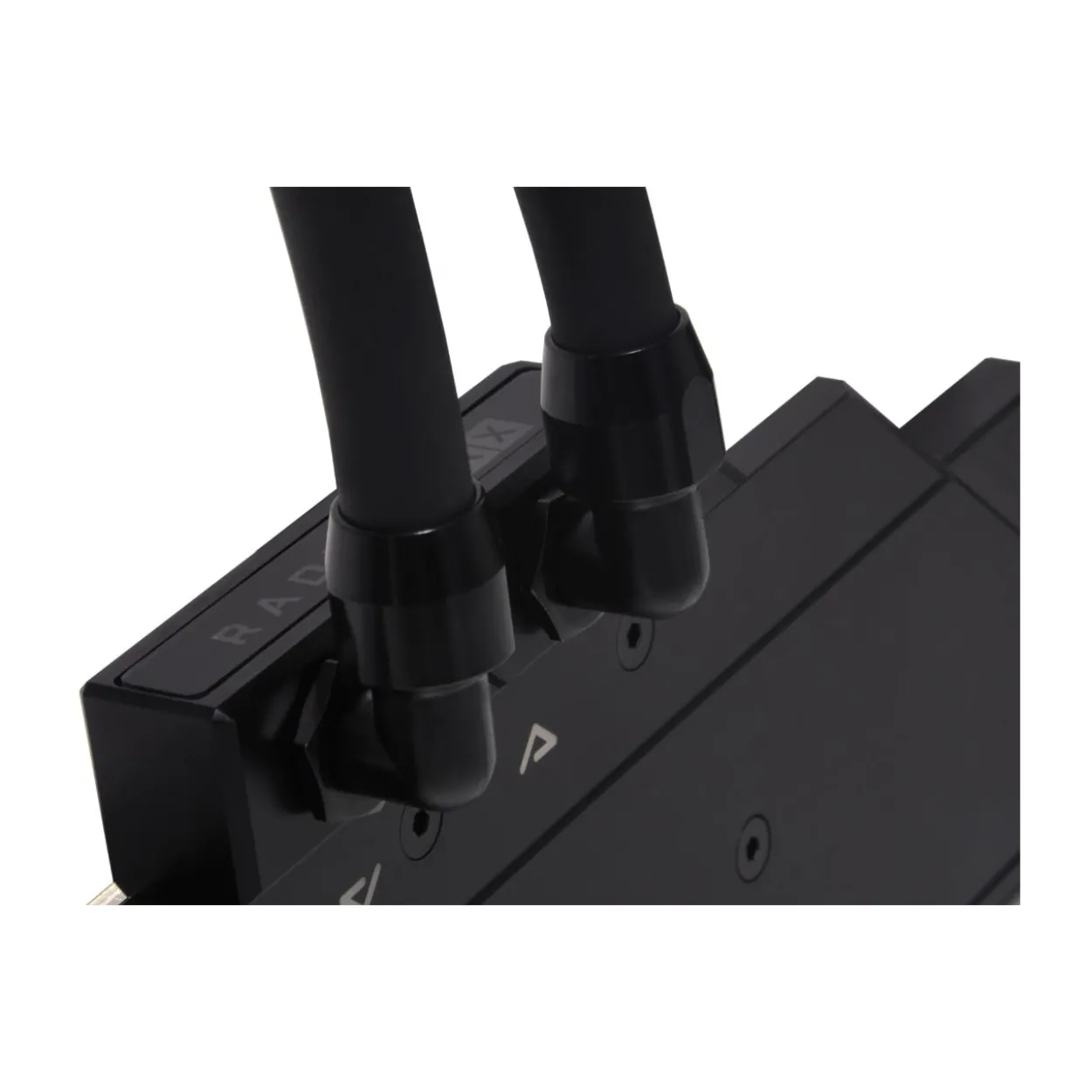 Alphacool HF Anschraubtülle TPV Metall - 90°, schwarz