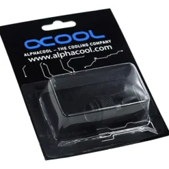 Alphacool HF Winkeladapter 45° - drehbar - G1/4 AG auf G1/4 IG - Deep Black