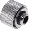 Alphacool HT 16mm HardTube Anschraubtülle G1/4 für Acryl- Messingrohre - gerändelt - Chrome Sixpack