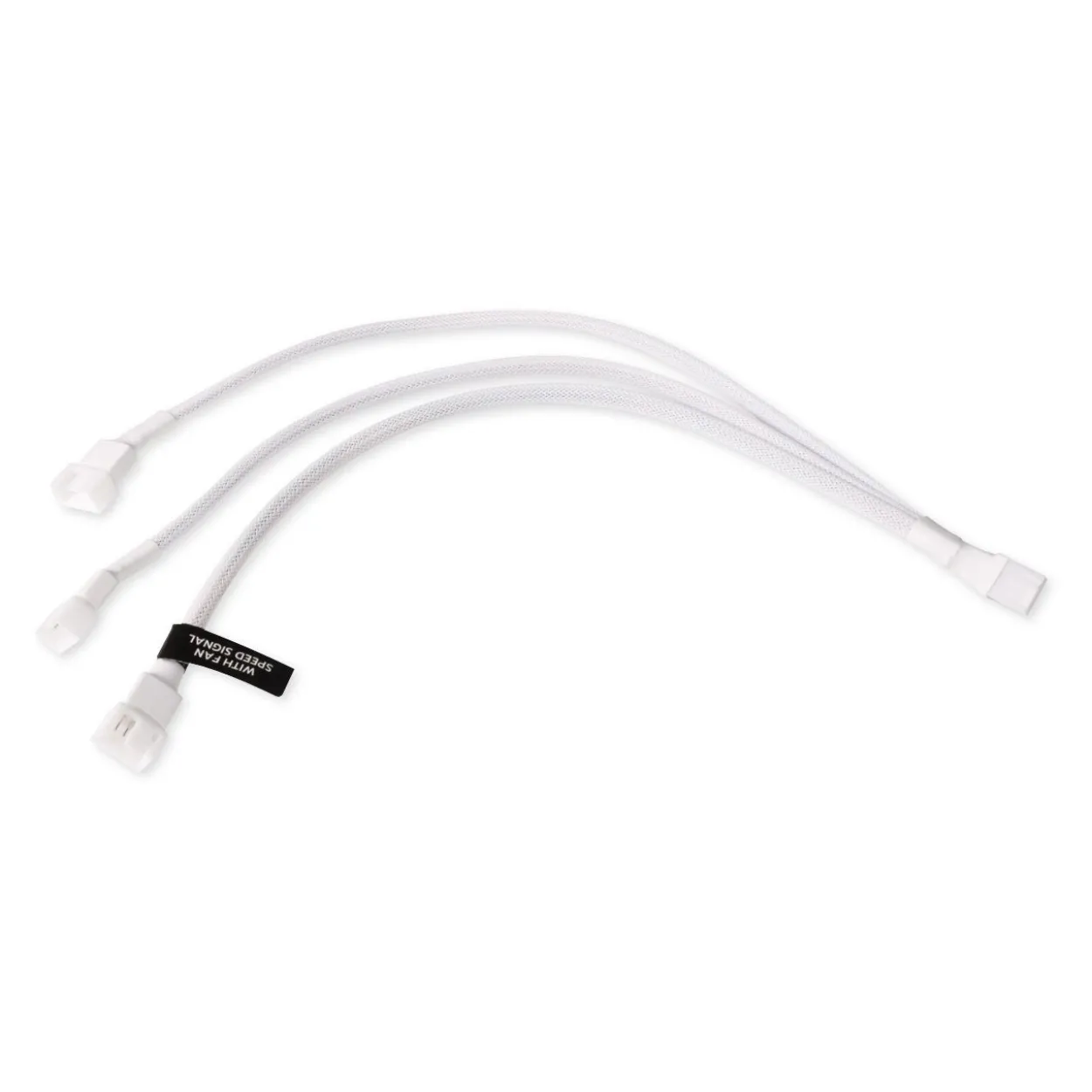 Alphacool LK Y-Splitter 4-Pin auf 3x 4-Pin PWM 30cm weiß
