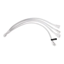 Alphacool LK Y-Splitter 4-Pin auf 4x 4-Pin PWM 30cm weiß