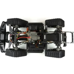 Amewi AMXRock RCX10PTS Crawl.Pick-Up Milit. gr 1:10, RTR gra