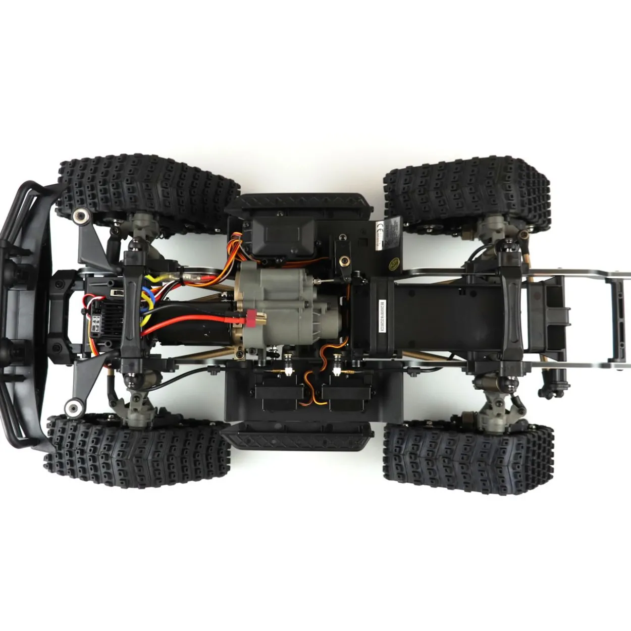 Amewi AMXRock RCX10PTS Crawl.Pick-Up Milit. gr 1:10, RTR gra