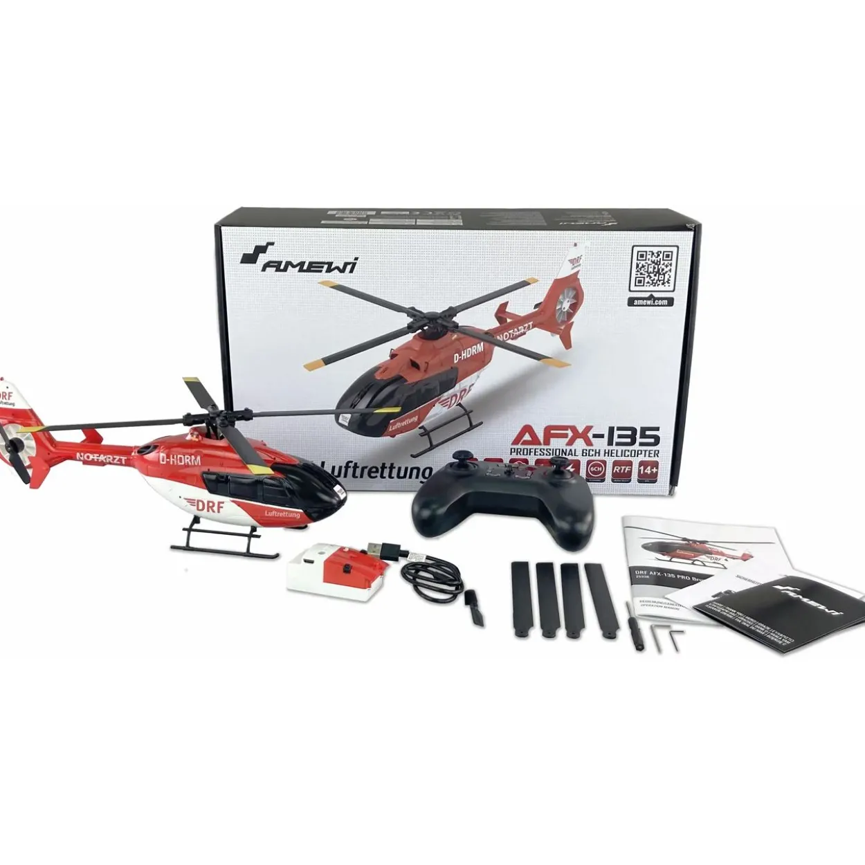 Amewi DRF AFX-135 PRO brushless 6-Kanal 352mm Helikopter 6G