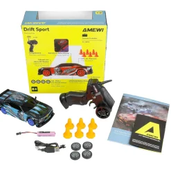 Amewi Drift Sport Muscle Car 4WD 1:24 RTR blau 6+