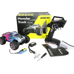 Amewi Hyper Go MAX20 Monstertruck Li-Po 750mAh blau/pink