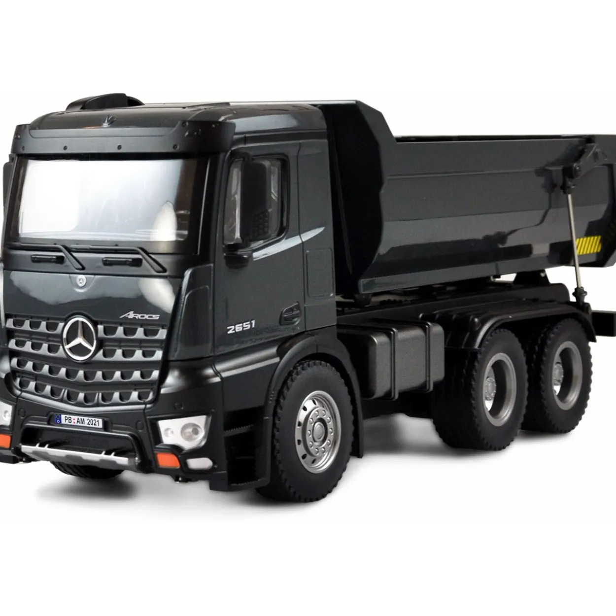 Amewi Mercedes LKW Kipper Pro Metall V2 RTR grau 2,4GHz