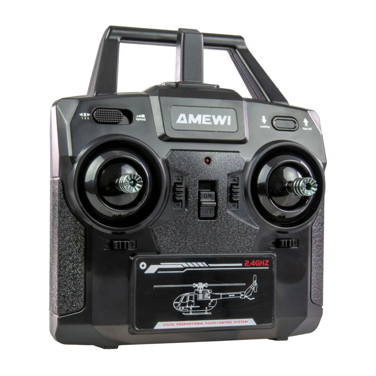 Amewi RC Helikopter MD500 Li-Po Akku 350mAh silber/rot
