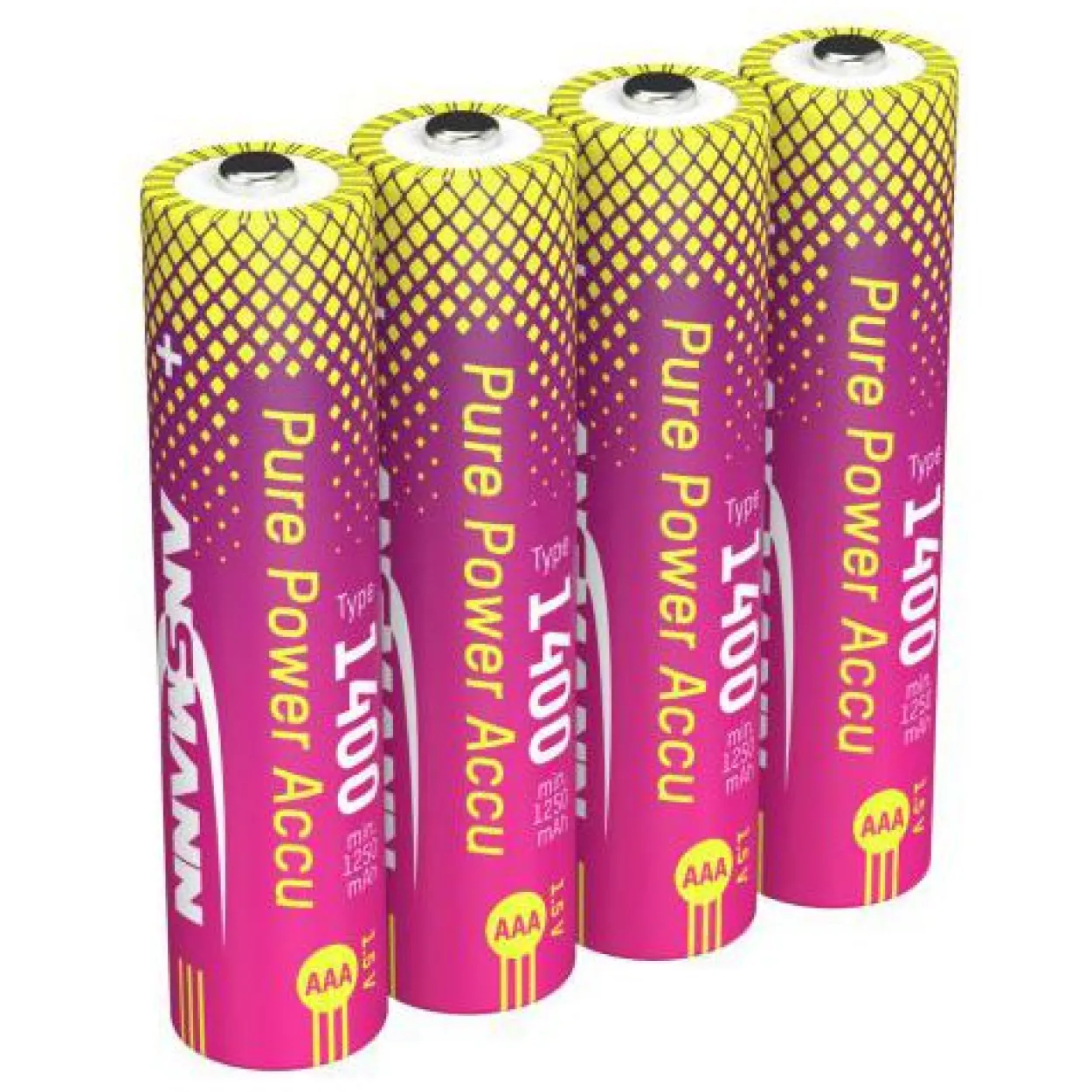 ANSMANN Akkus Li-Ion Micro AAA 1.400 mAh, 4 St.