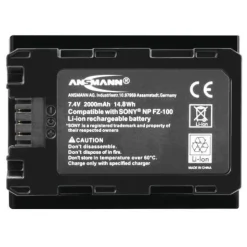 Ansmann A-Son NP FZ-100 2Ah 7,4 Volt (schwarz)