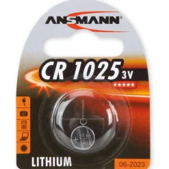 ANSMANN CR1025 Lithium Knopfzellen Batterie 3.0 V 1er Pack