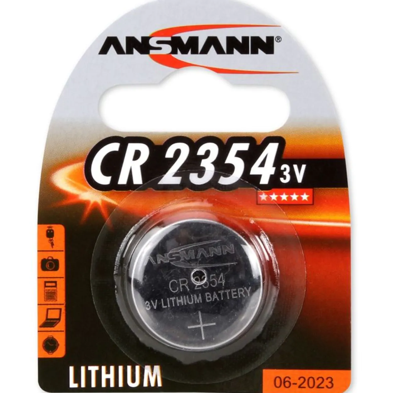 ANSMANN CR2354 Lithium Knopfzellen Batterie 3.0 V 1er Pack