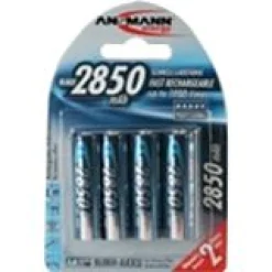 ANSMANN HR6 Nickel-Metall-Hydrid AA Mignon Akku 2650 mAh 4er Pack