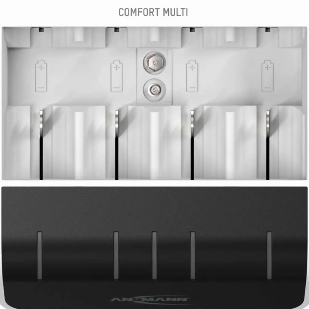 ANSMANN Ladegerät Comfort Multi USB Eingang für 1-4 NiMH