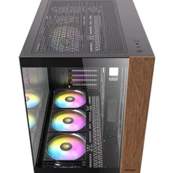Antec CX800 Wood ARGB Midi Tower ohne Netzteil schwarz/braun