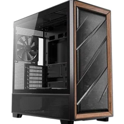 Antec Flux Midi Tower ohne Netzteil schwarz/braun