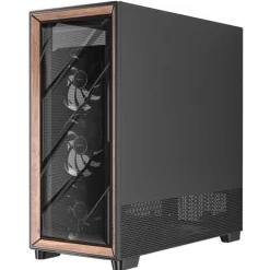 Antec Flux Pro Midi Tower ohne Netzteil schwarz/braun
