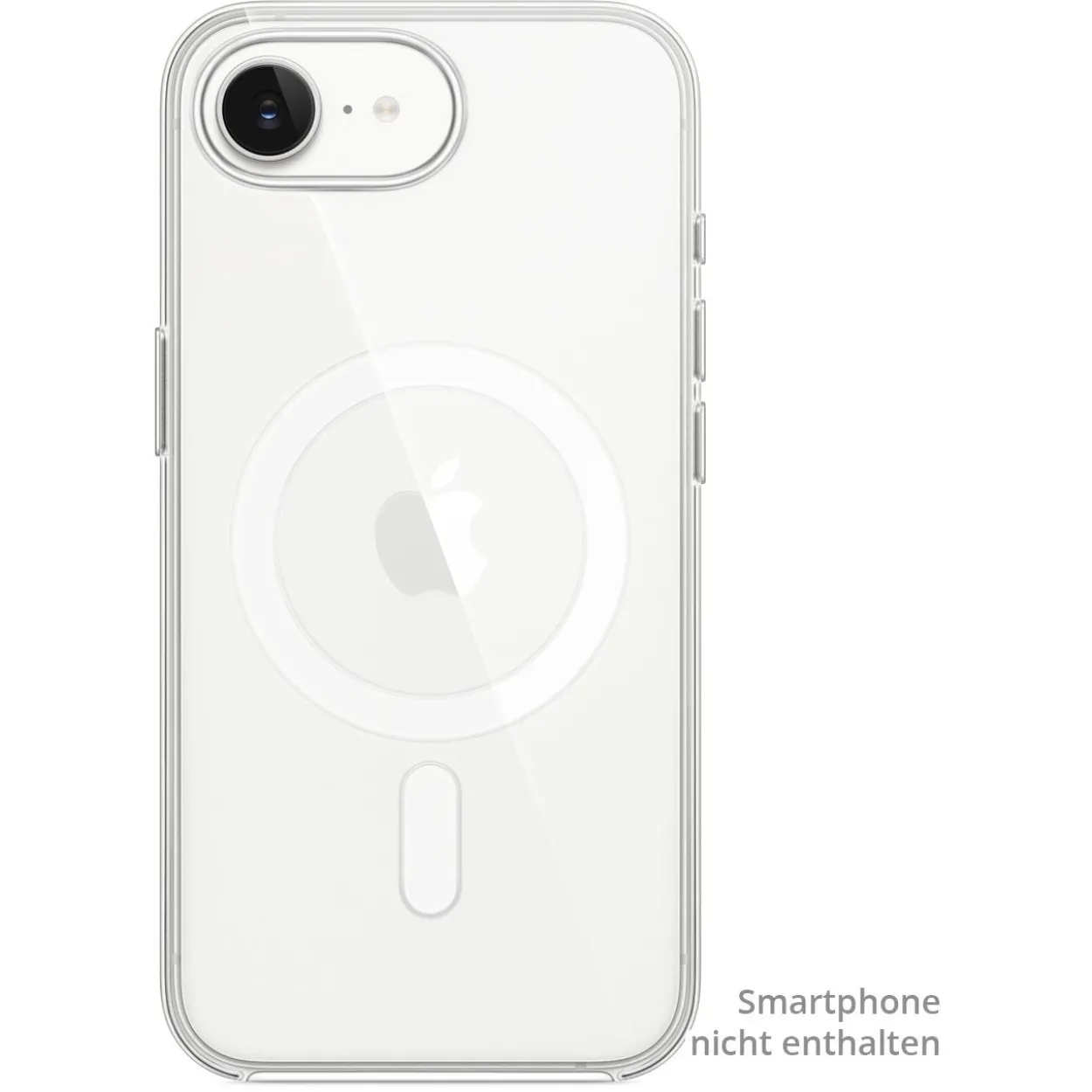 Apple Clear Case mit MagSafe Handyhülle für iPhone 17e transparent