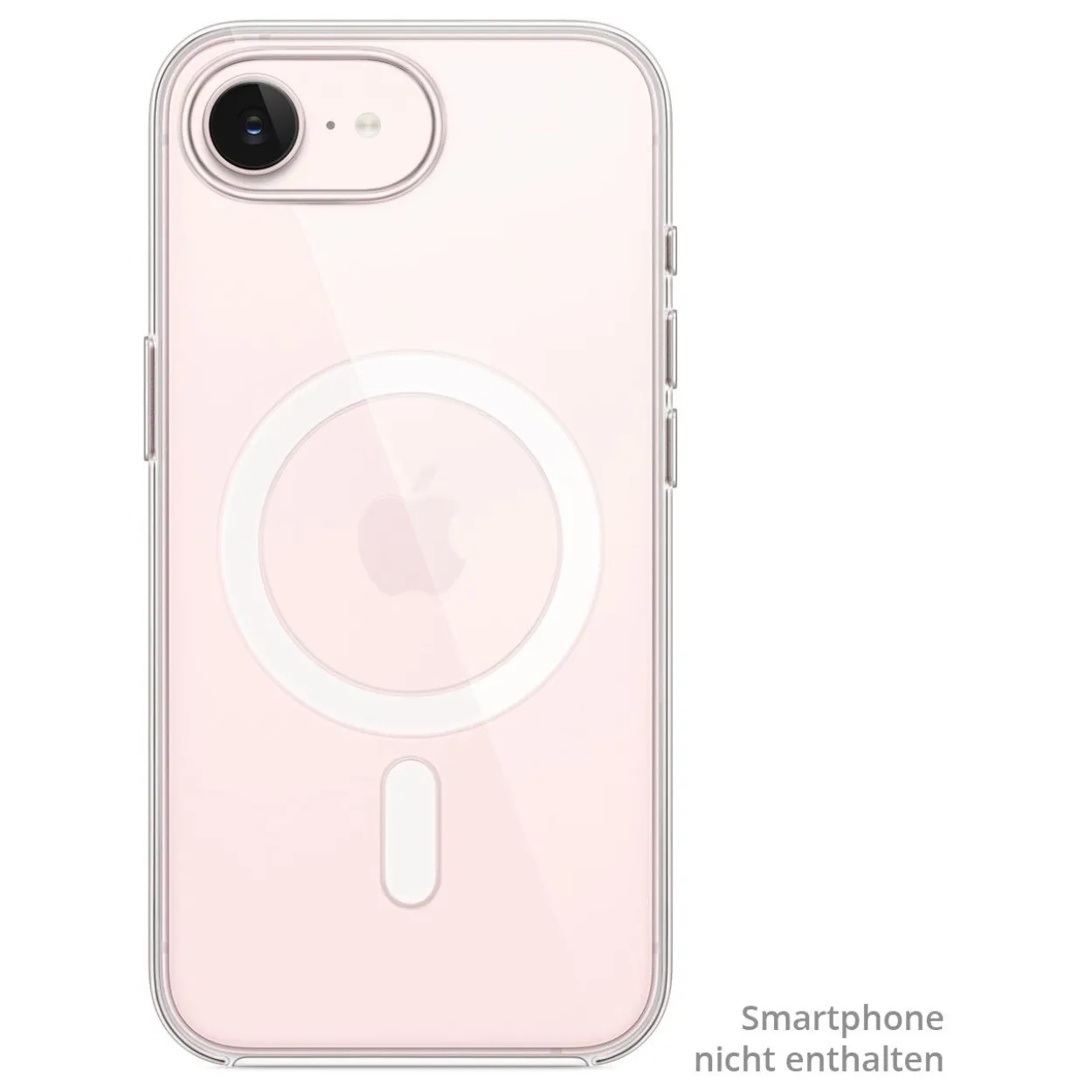Apple Clear Case mit MagSafe Handyhülle für iPhone 17e transparent