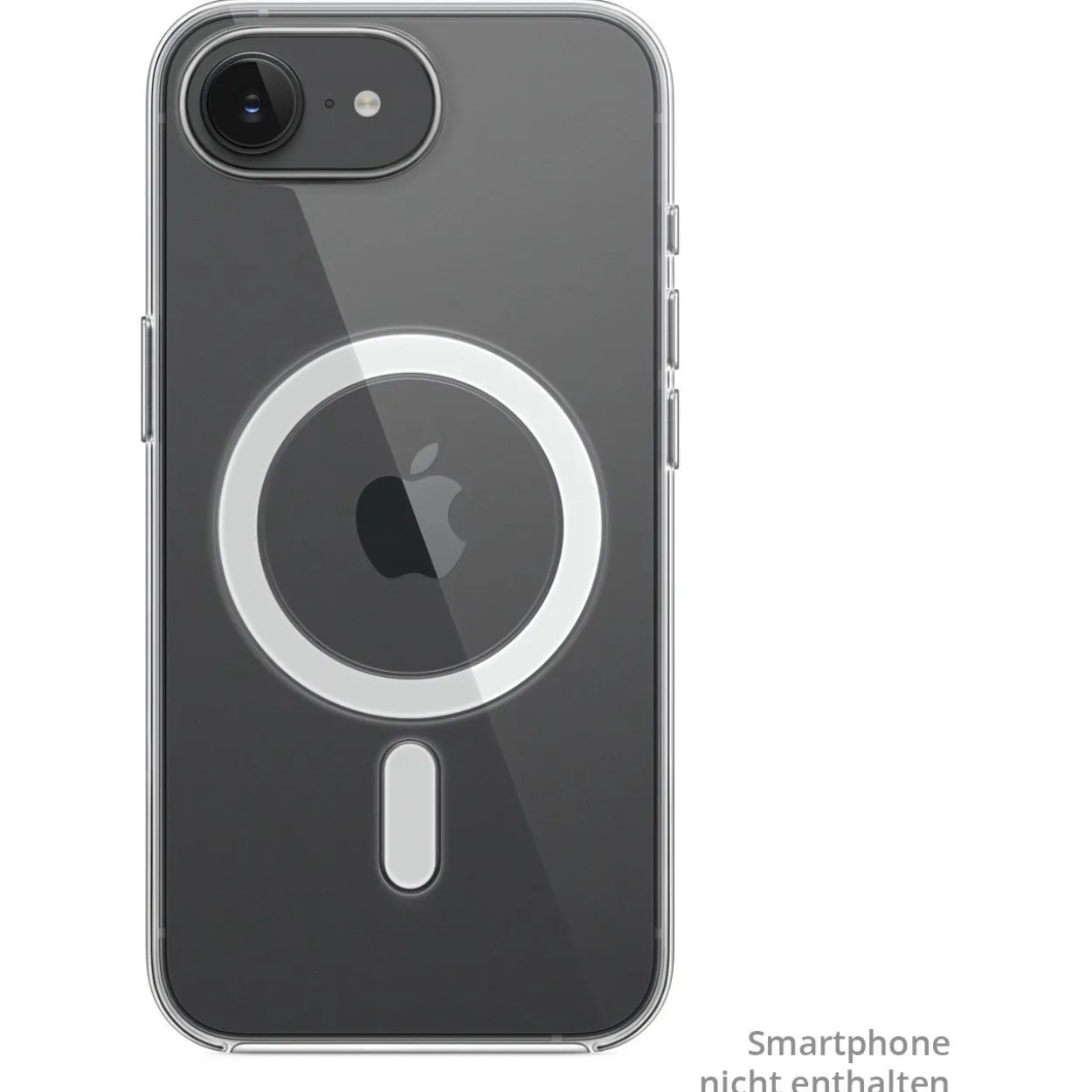 Apple Clear Case mit MagSafe Handyhülle für iPhone 17e transparent