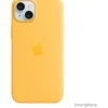 APPLE iPhone 15 Plus Silicone Case with MagSafe - Sunshine