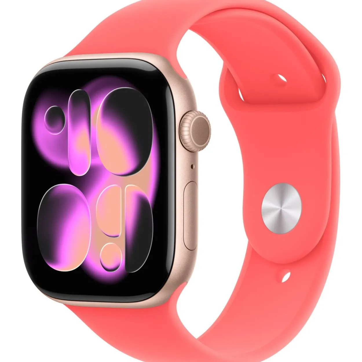 Apple 46MM BRIGHT GUAVA SPORT BAND M/L