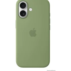 Apple Silikon Case iPhone 17 mit MagSafe (hellmoosgrün)