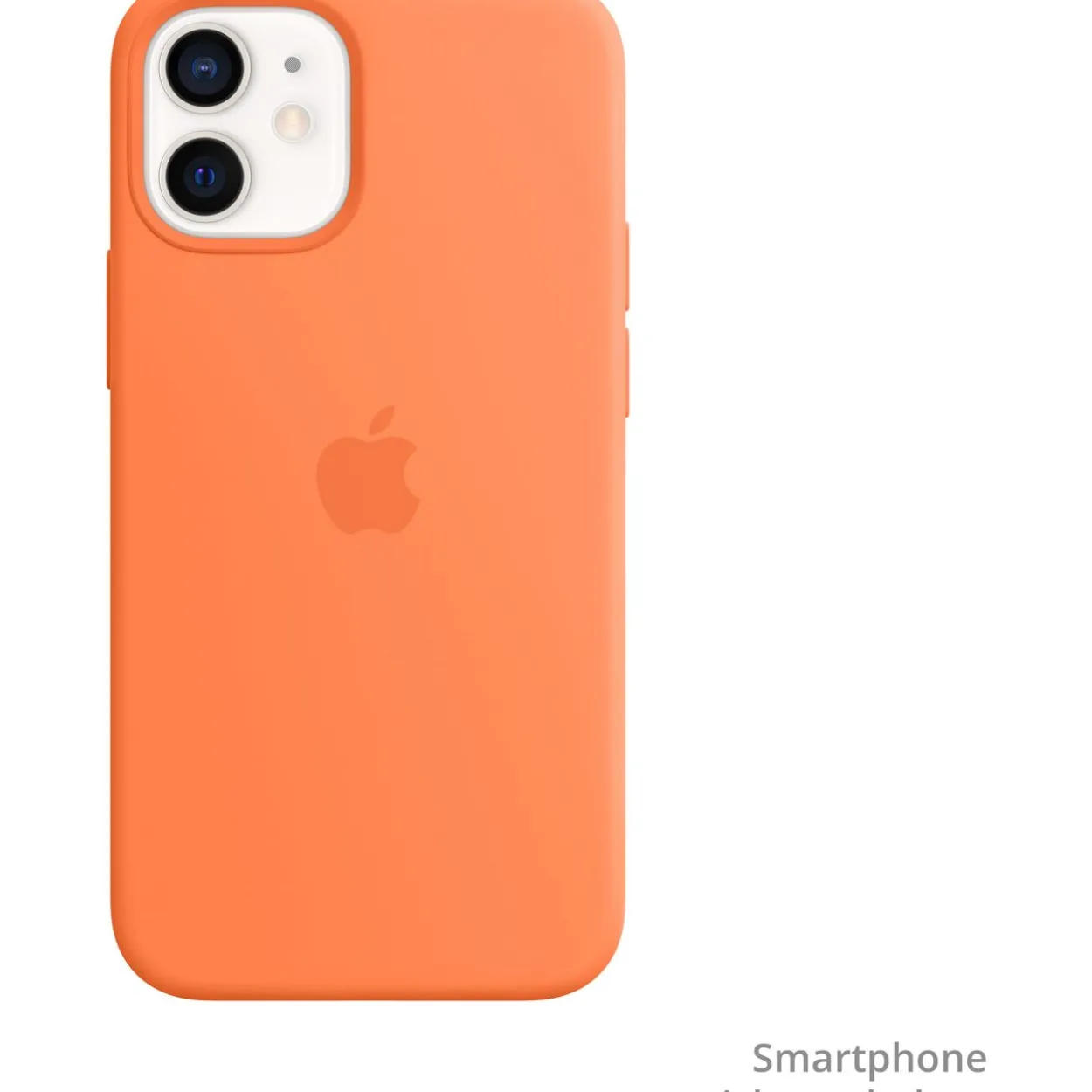 Apple Silikon Case mit MagSafe für iPhone 12 Mini Kumquat (MHKN3ZM/A)