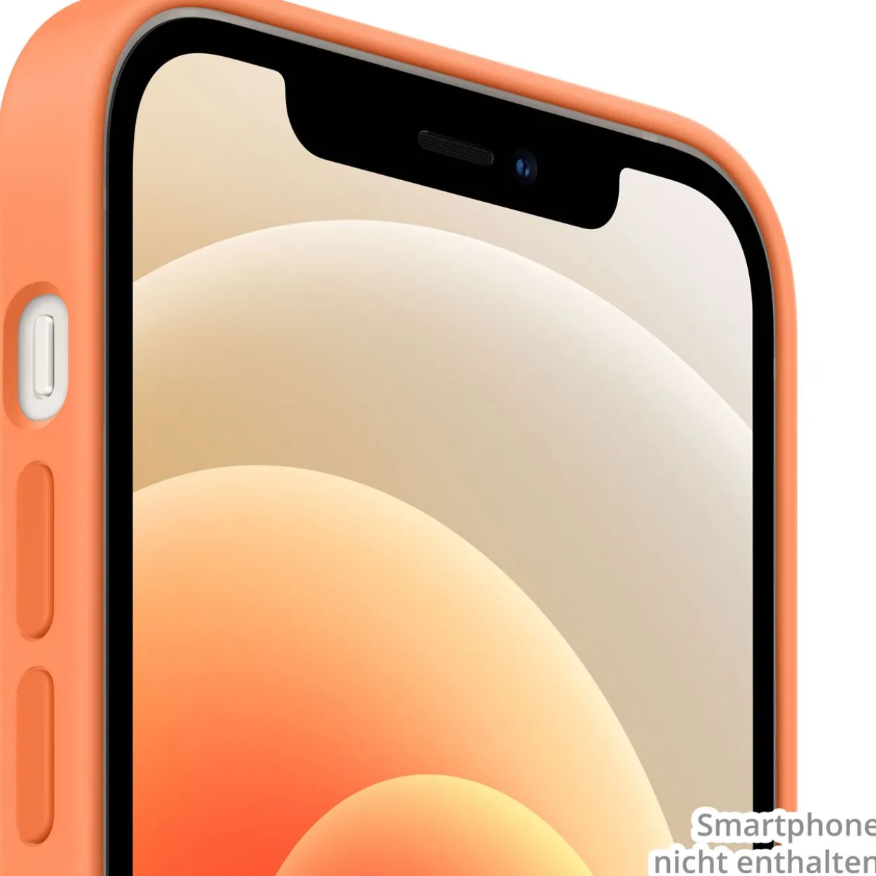 Apple Silikon Case mit MagSafe für iPhone 12 Mini Kumquat (MHKN3ZM/A)