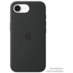 Apple Silikon Case mit MagSafe Handyhülle für iPhone 17e schwarz