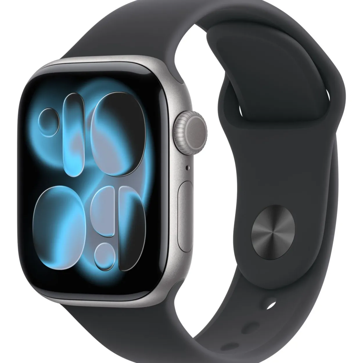 Apple Watch S11 2025 Aluminium Cellular 46mm Space Grau (Sportarmband schwarz) M/L