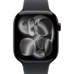 Apple Watch S11 2025 Aluminium Cellular 46mm Diamantschwarz (Sportarmband schwarz) S/M
