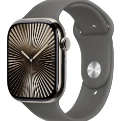 Apple Watch S10 Titan Natur Cellular 46mm (Sportarmband steingrau) M/L