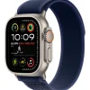 Apple Watch Ultra 2 GPS + Cellular 49mm Natural Titanium Case with Blue Trail Loop - S/M