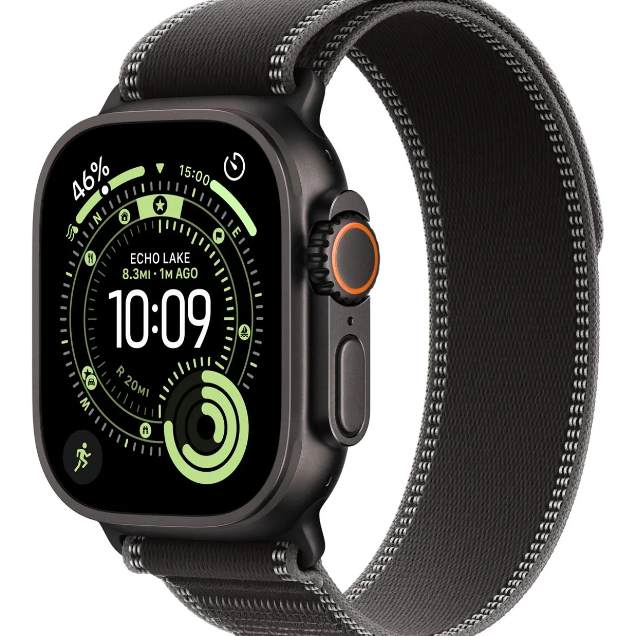 Apple Watch Ultra 3 49mm Titanium Trail Loop Black M/L LTE iOS