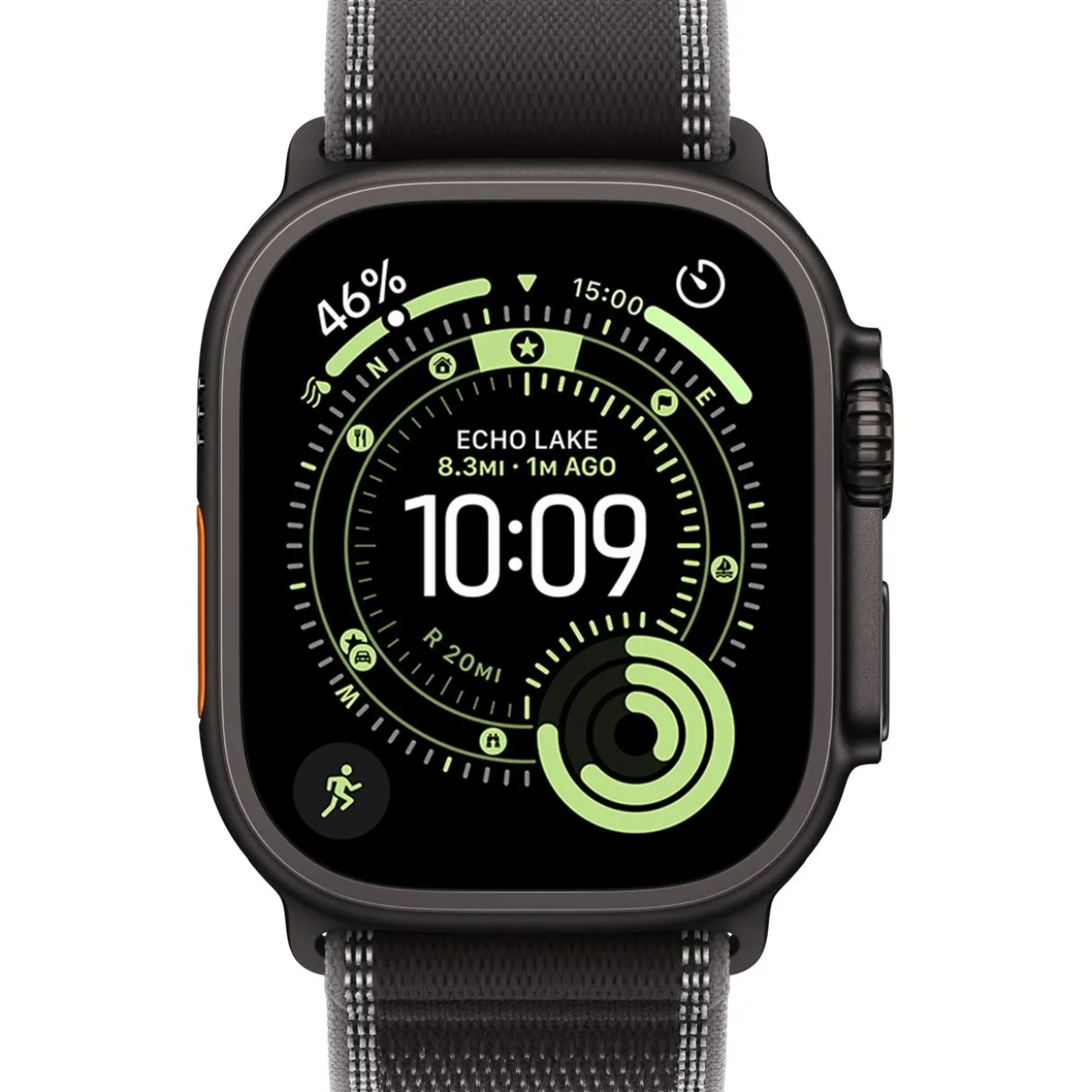 Apple Watch Ultra 3 49mm Titanium Trail Loop Black M/L LTE iOS
