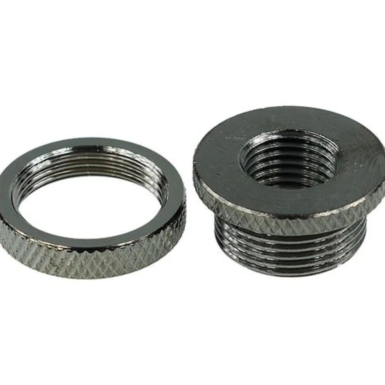 Aquatuning Fillport schwarz nickel - gerändelt - Universal