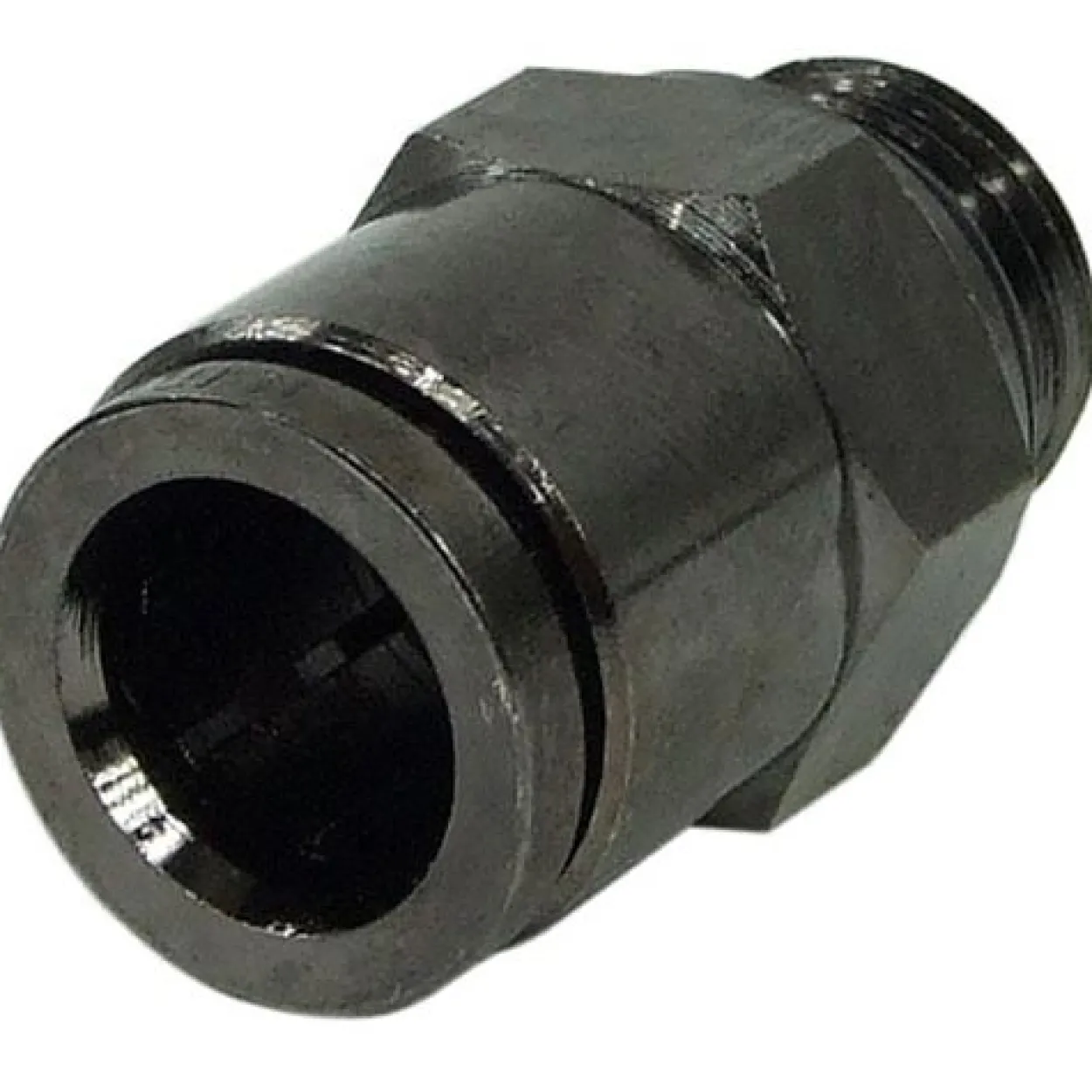 Aquatuning 10mm G1/4 Steckanschluss - komplett black nickel