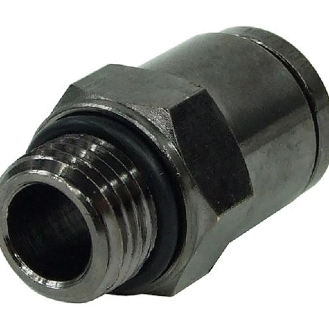 Aquatuning 10mm G1/4 Steckanschluss - komplett black nickel