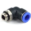 Aquatuning 10mm G1/4 Steckanschluss 90° drehbar - blau