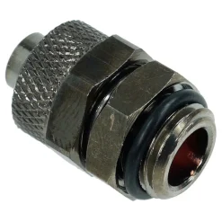 Aquatuning 11/8mm (8x1,5mm) Anschraubtülle G1/4 - schwarz nickel