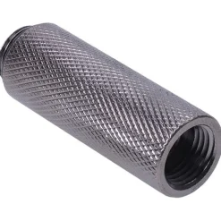 Aquatuning Verlängerung G1/4 auf G1/4 50mm - gerändelt - schwarz nickel