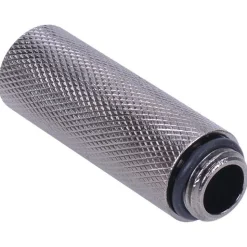 Aquatuning Verlängerung G1/4 auf G1/4 50mm - gerändelt - schwarz nickel