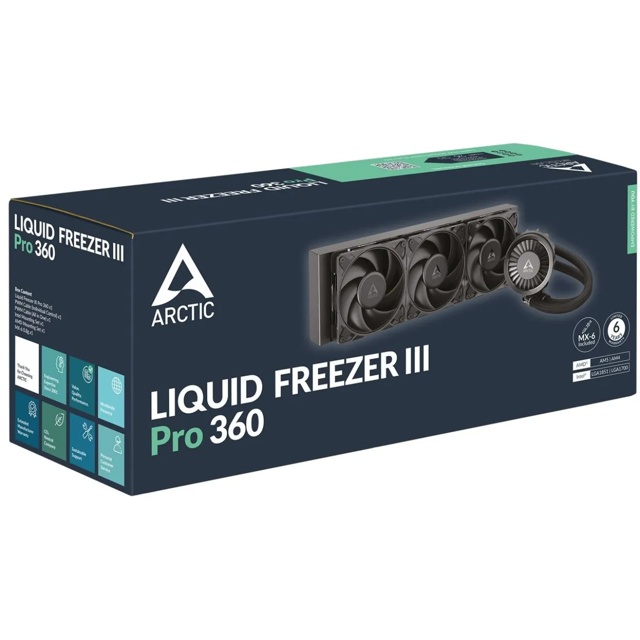 Arctic Liquid Freezer III Pro 360 schwarz All-in-One