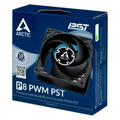 Arctic P8 PWM PST 80x80x25mm 200-3000 U/min 24 dB(A) schwarz