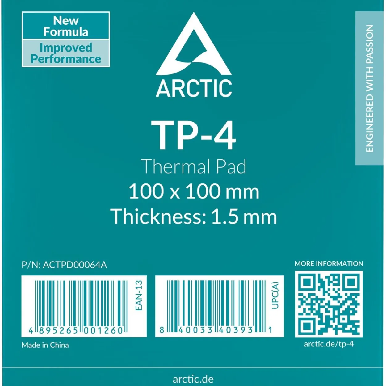 Arctic Thermal Pad TP-4 - 100 x 100 mm - 1.5 mm