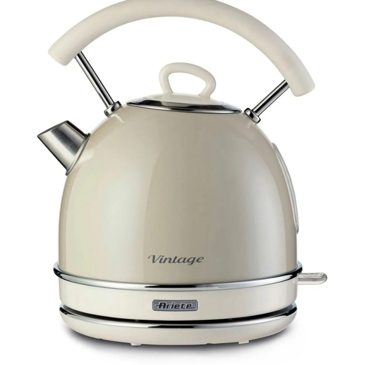 Ariete Vintage Wasserkocher Beige (beige, 2.000 Watt, 1,7 Liter)