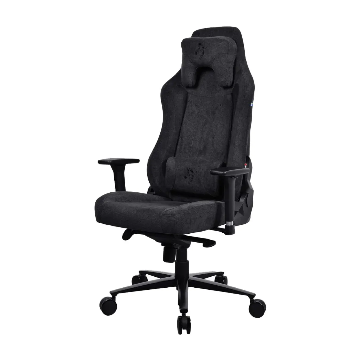 Arozzi Gaming Stuhl Vernazza Pure Black SoftFabric