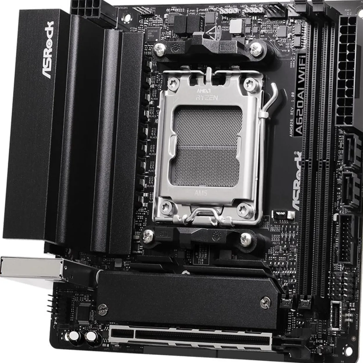 ASRock A620AI WiFi AMD A620 So.AM5 DDR5 Mini-ITX Retail