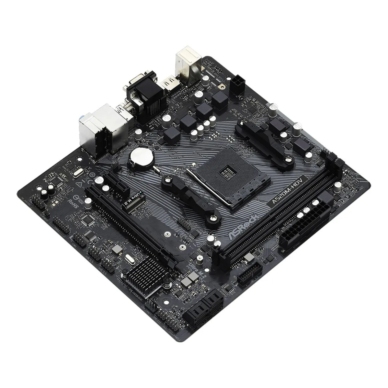 ASRock A520M-HDV AMD A520M So.AM4 Dual Channel DDR4 µATX Retail